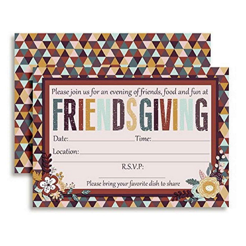 Friendsgiving Invitations 40pc. by AmandaCreation Image