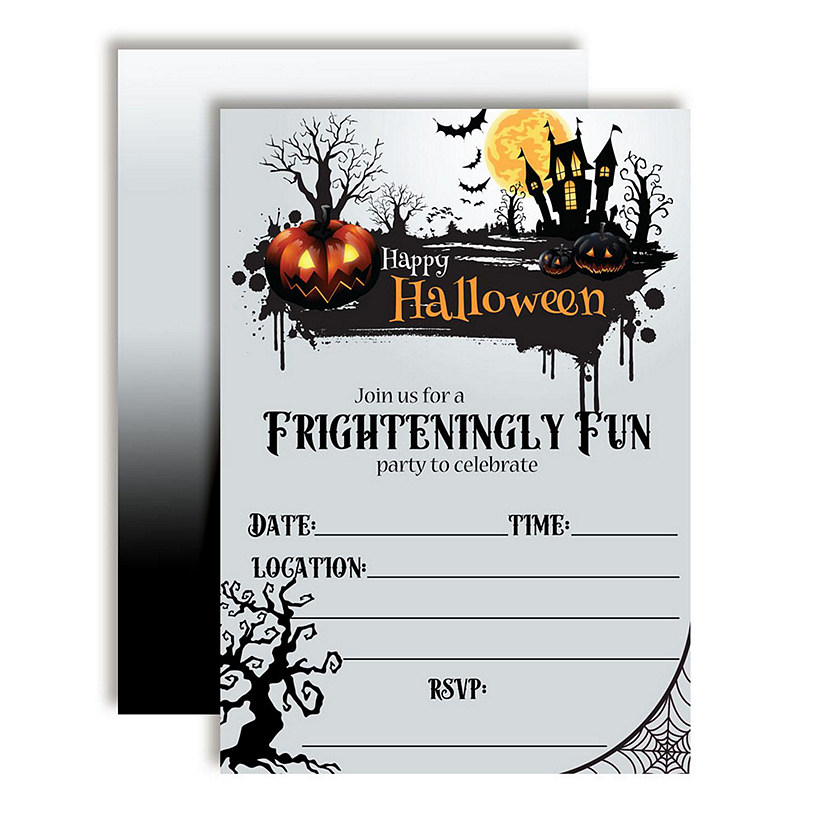 Frighteningly Fun Halloween Invitations 40pc. by AmandaCreation Image