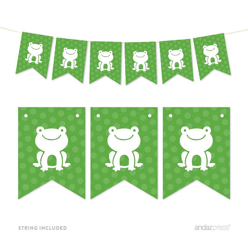 Frog Banner - 4 x 5.5 Inch Image