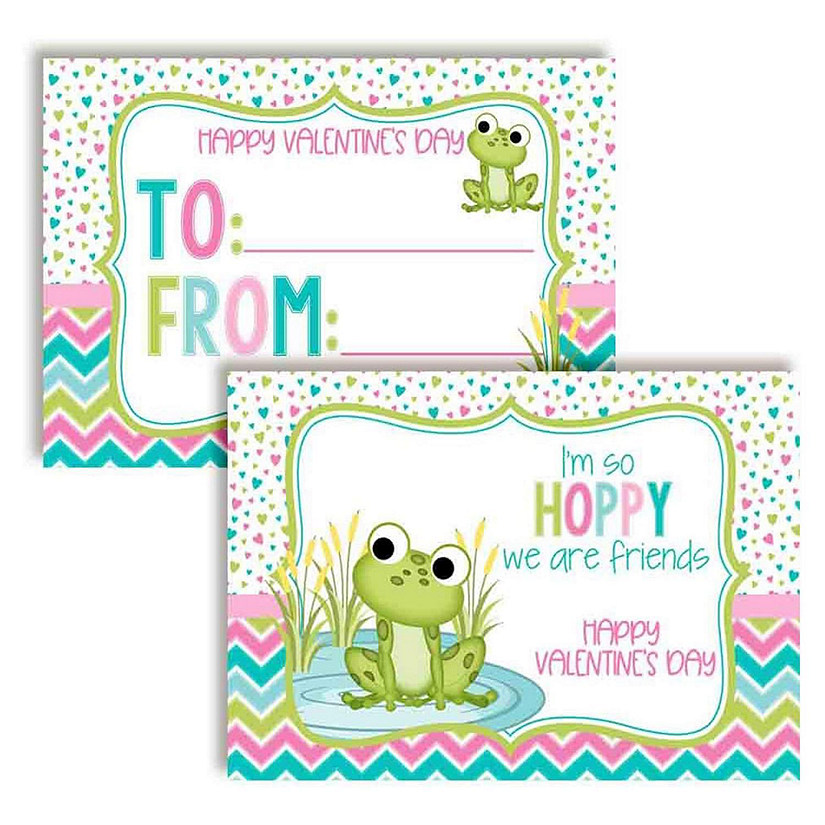 Frog Classroom Valentines 30pc. by AmandaCreation Image