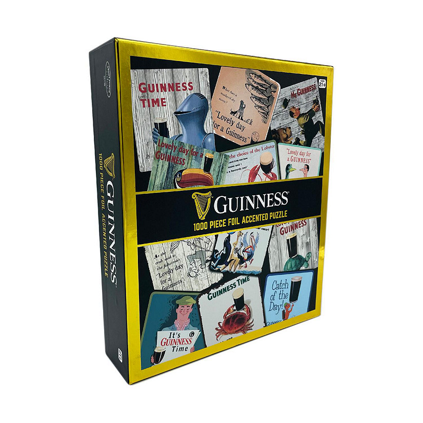 Front Porch Classics Guinness Foil Accented Puzzle - Coaster: 1000 Pcs Image