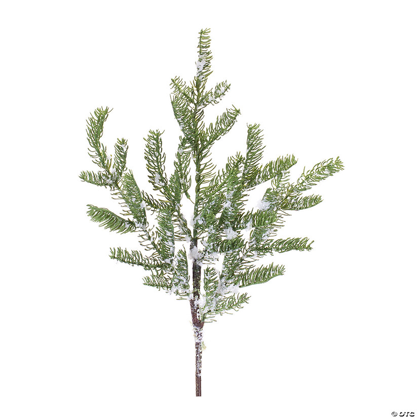 Frosted Pine Spray (Set Of 2) 28"H Plastic Image