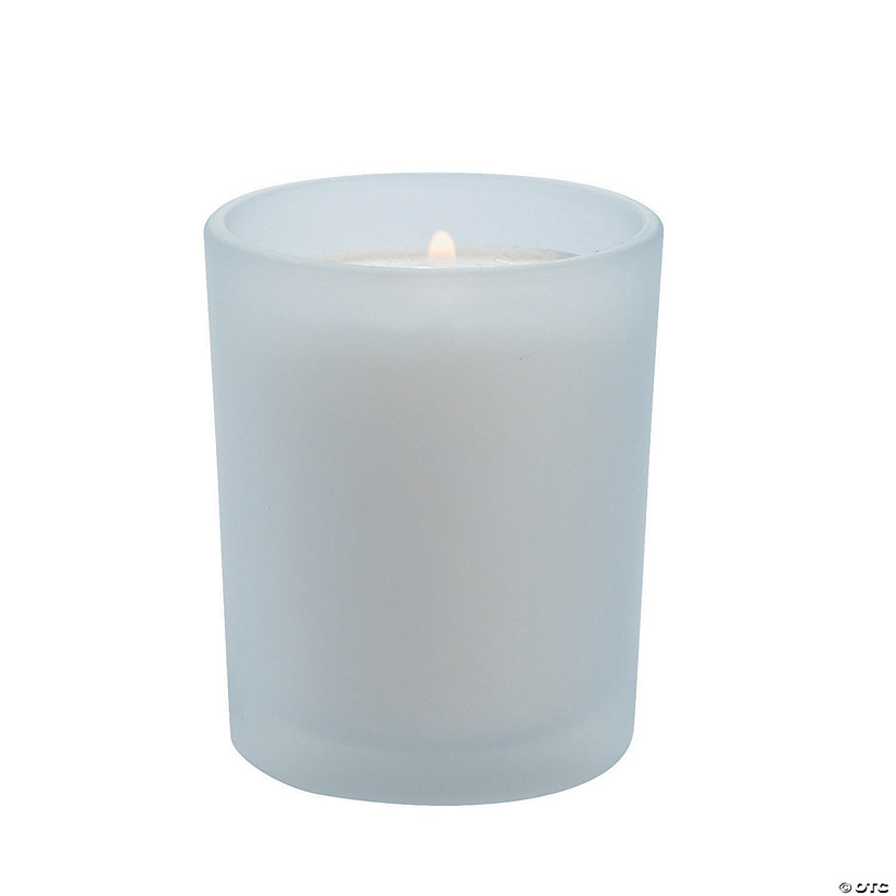 Frosted Wedding Votive Candle Holders 36 Pc. Oriental Trading