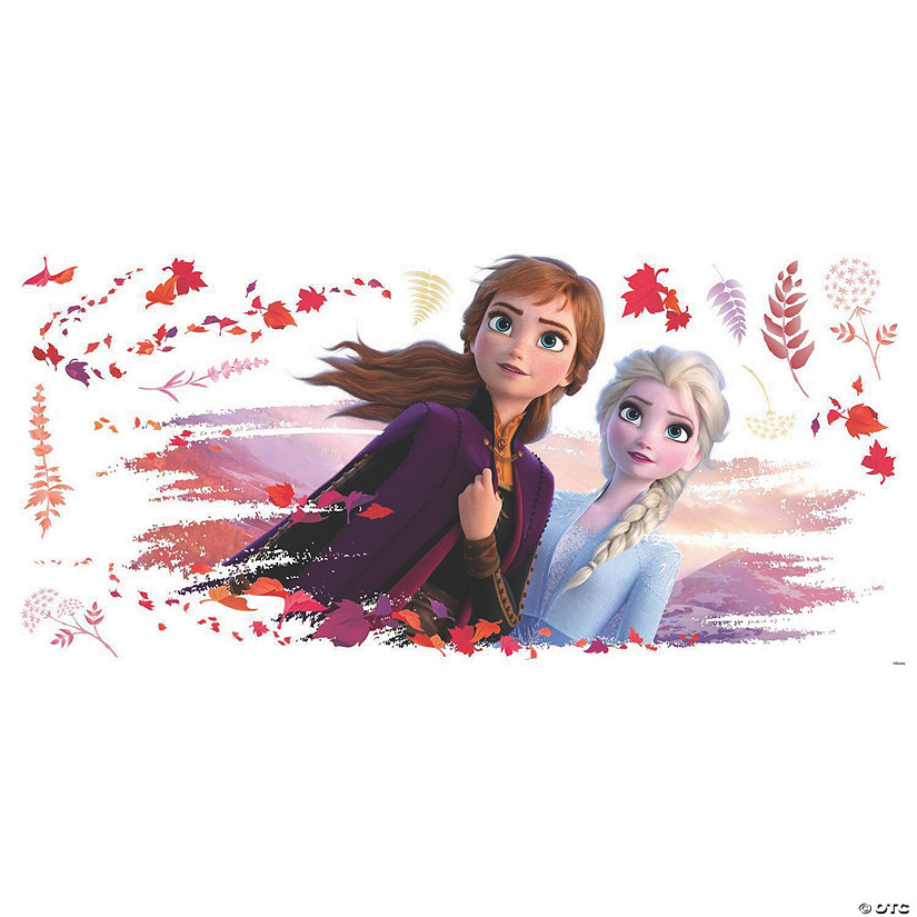 Frozen II Elsa and Anna Peel & Stick Giant Decals Image