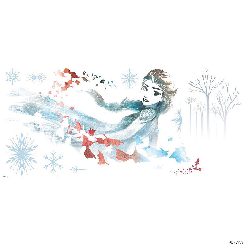 Frozen II Watercolor Elsa Peel & Stick Giant Decal Image