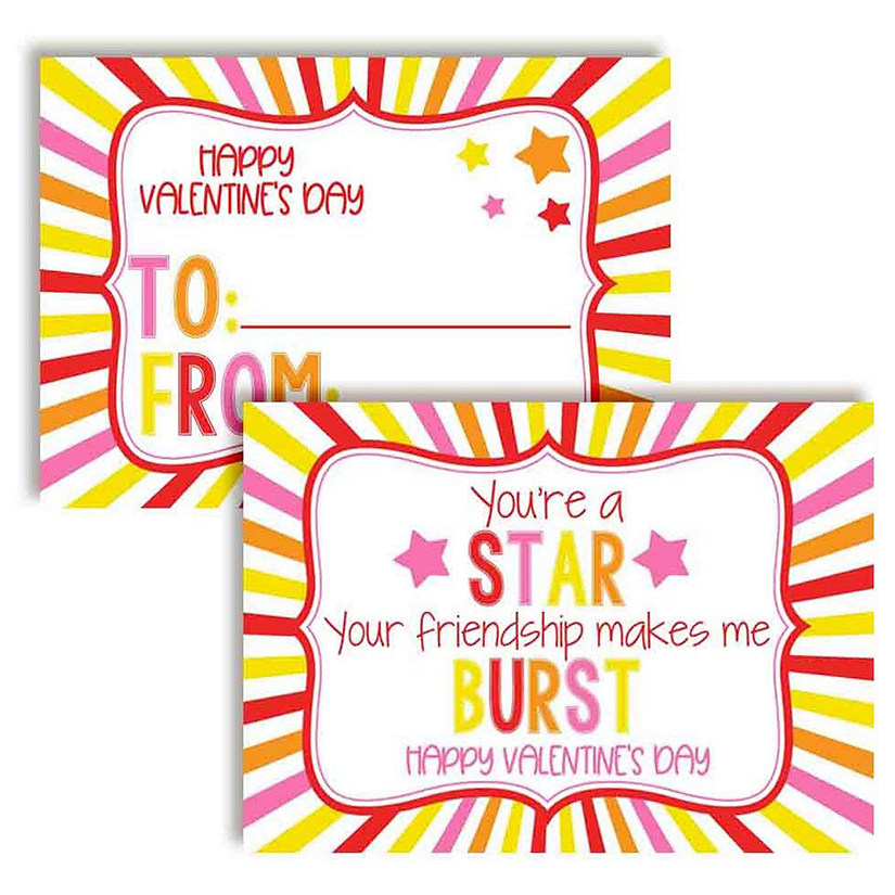 Fruit Chew Classroom Valentines 30pc. by AmandaCreation Image
