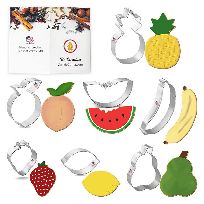 Fruit Cookie Cutter 7 Pc Set HS0438 Image
