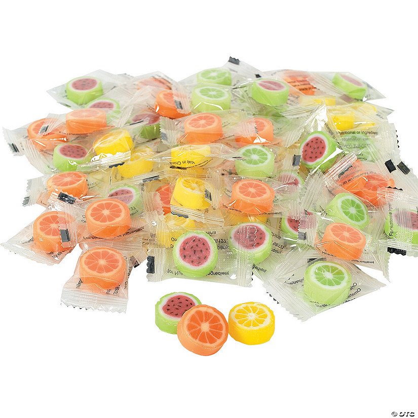 Fruit Slices Hard Candy 152 Pc. Oriental Trading