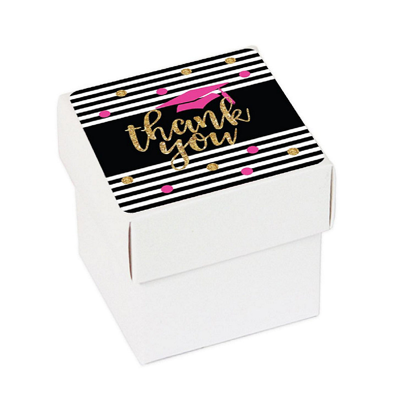 Fuchsia Black Gold Grad TY 2x2in 20pk Image