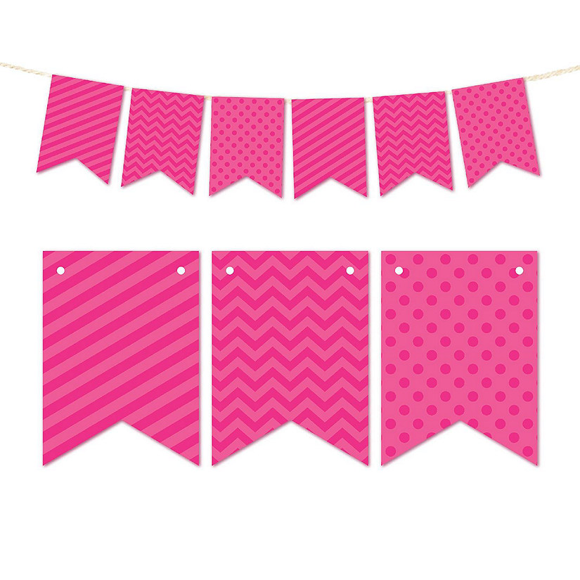 Fuchsia Bunting Banner 9ft Image