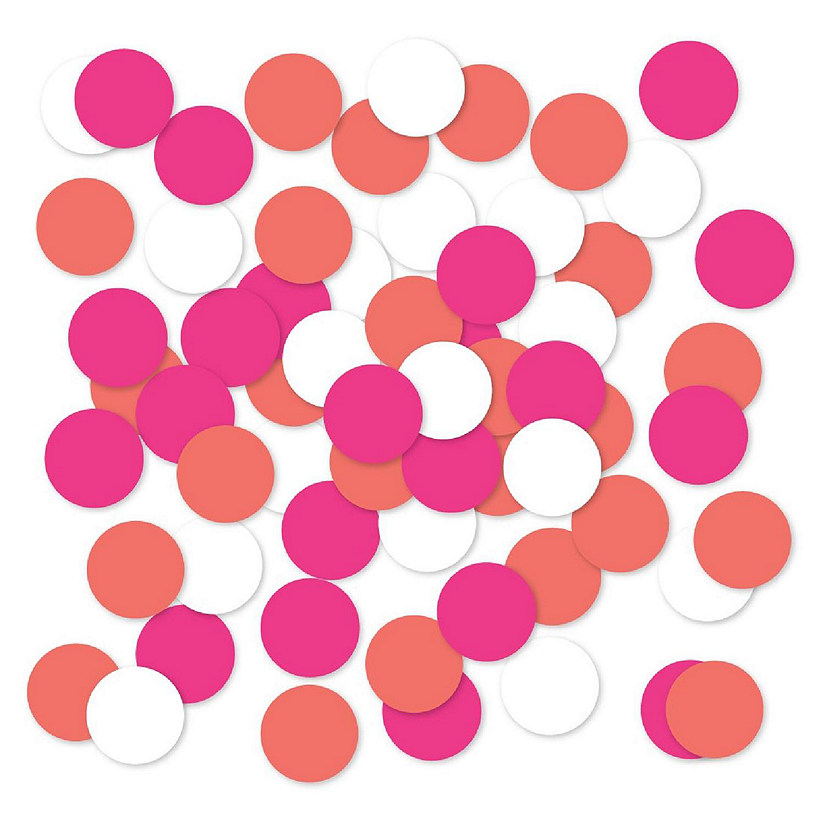 Fuchsia White Coral Confetti 180-Pack Image