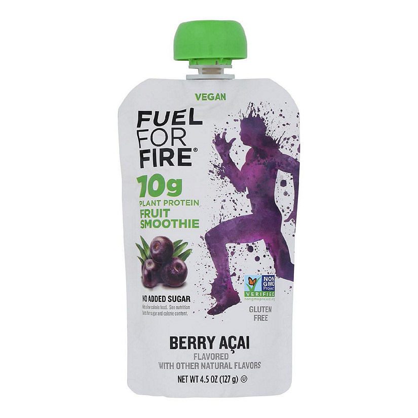 Fuel For Fire - Protn Smthie Fruit Berry Acai - Case of 12 - 4.5 OZ Image
