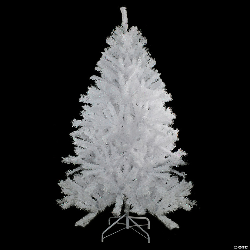 Full Icy White Spruce Artificial Christmas Tree - 7' - Unlit Image