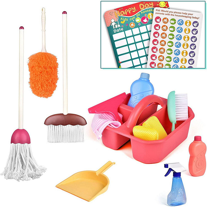 Fun Little Toys - 15 PCs Kids House Cleaning Set Image