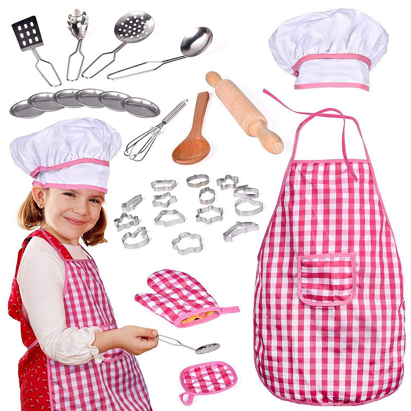Lil' Cooks Chef Apron and Accessories Set