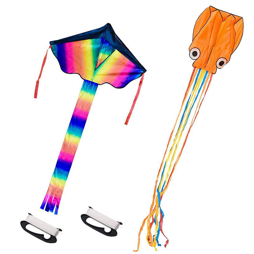 Fun Little Toys - Krazy Kites Rainbow And Squid Image