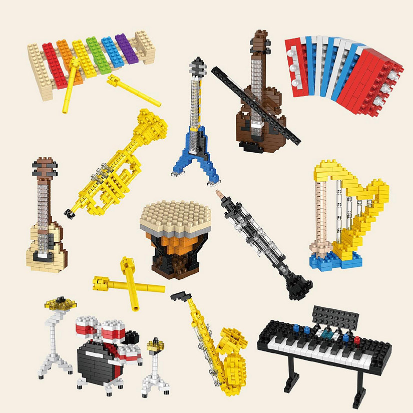 Fun Little Toys - Music Themed Mini Building Blocks Image