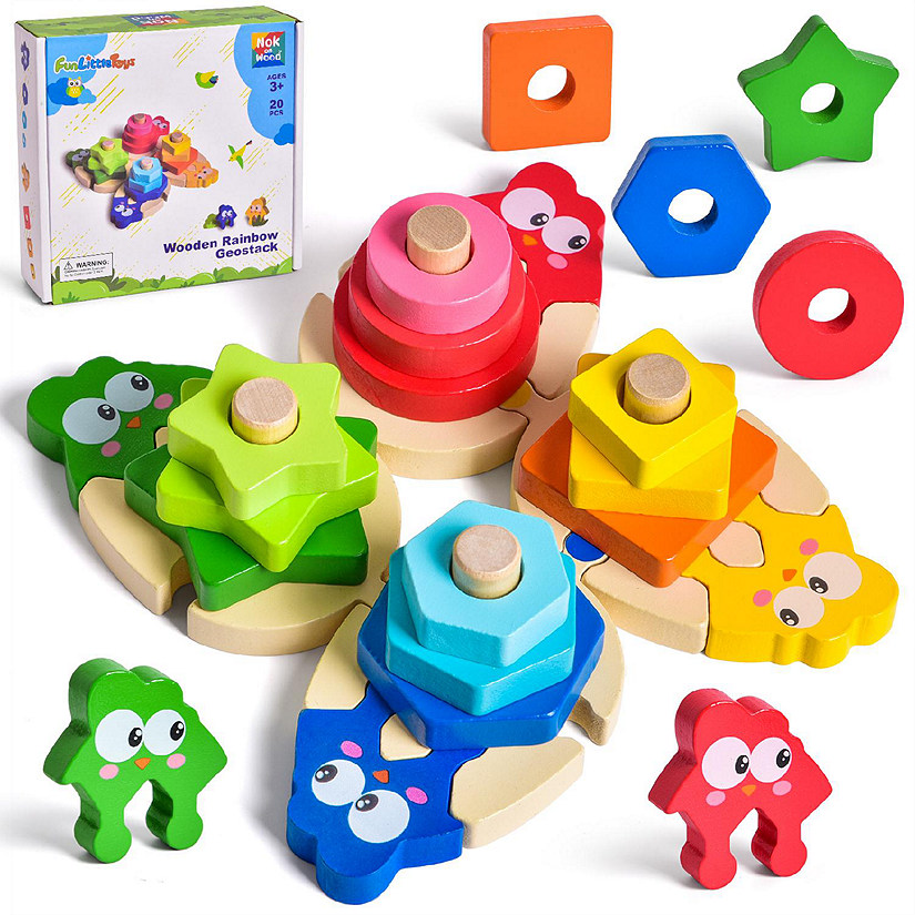 Fun Little Toys Stacking and Sorting Toys for Toddlers