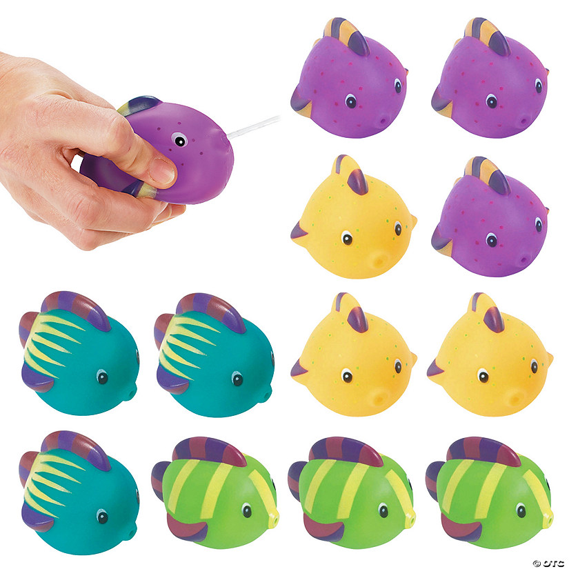 Fun Squeeze Fish Squirt Toys Oriental Trading