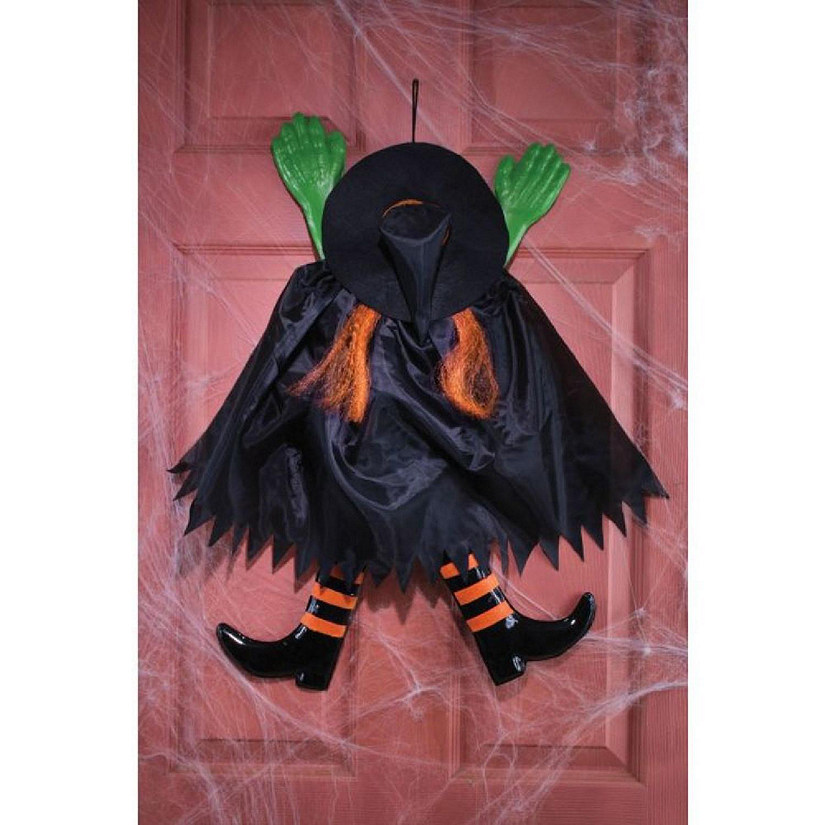 Fun World Wrong Way Orange Witch Image