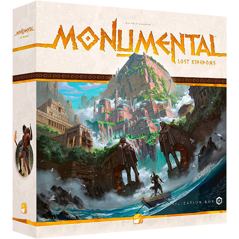 Funforge: Monumental Lost Kingdoms Expansion -Deckbuilding Board Game Image
