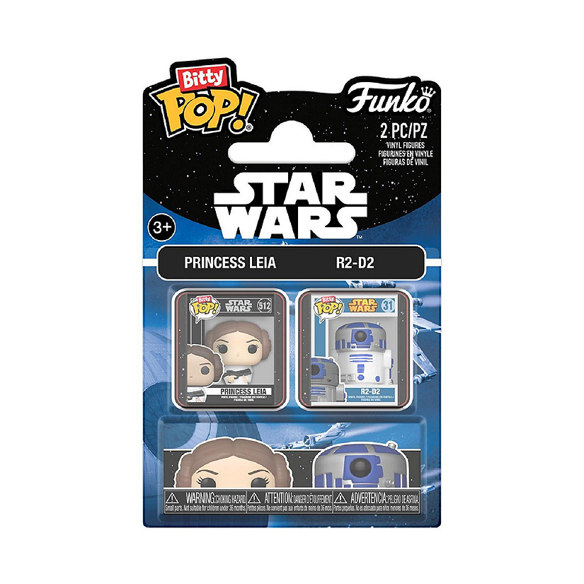 Funko Bitty Pop! Star Wars 2 pack: Leia and R2-D2 Image