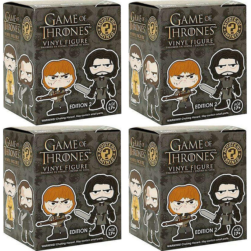 Funko Mystery Mini's - Game of Thrones S2 Mystery Vinyl Figure - 4 Pack Image