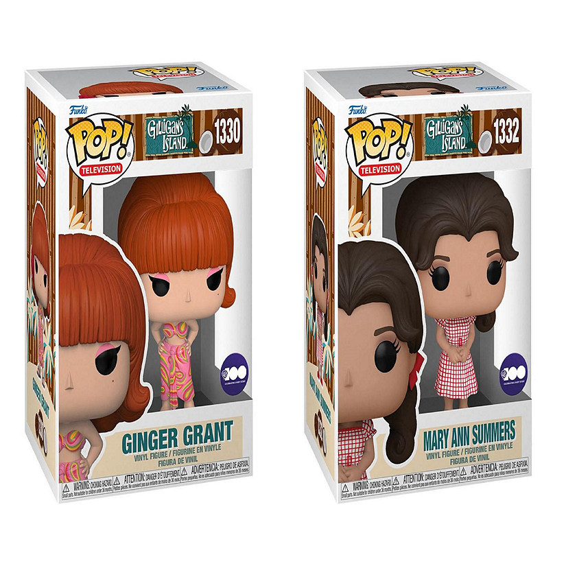 Funko Pop! 2 Pack Ginger Grant and Mary Ann Summers Gilligan's Island Image
