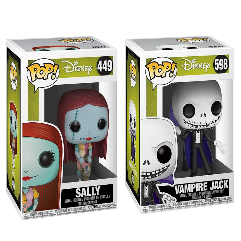 stakåndet respekt flare Funko Pop! 2 Pack Vampire Jack and Sally The Nightmare Before Christmas |  Oriental Trading