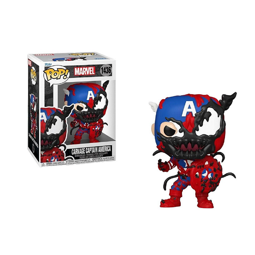 Funko Pop! Marvel Carnage: Captain America #1436 Image