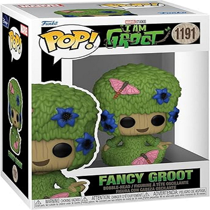 Funko Pop! Marvel: I Am Groot, Fancy Groot Vinyl Figure Image