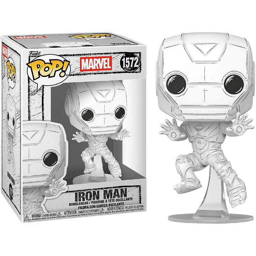 Funko Pop! Marvel Sketched: Iron Man #1572 Image