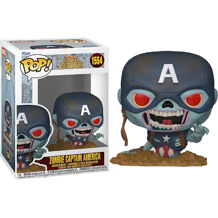 Funko Pop! Marvel Zombies: Captain America #1554 Image
