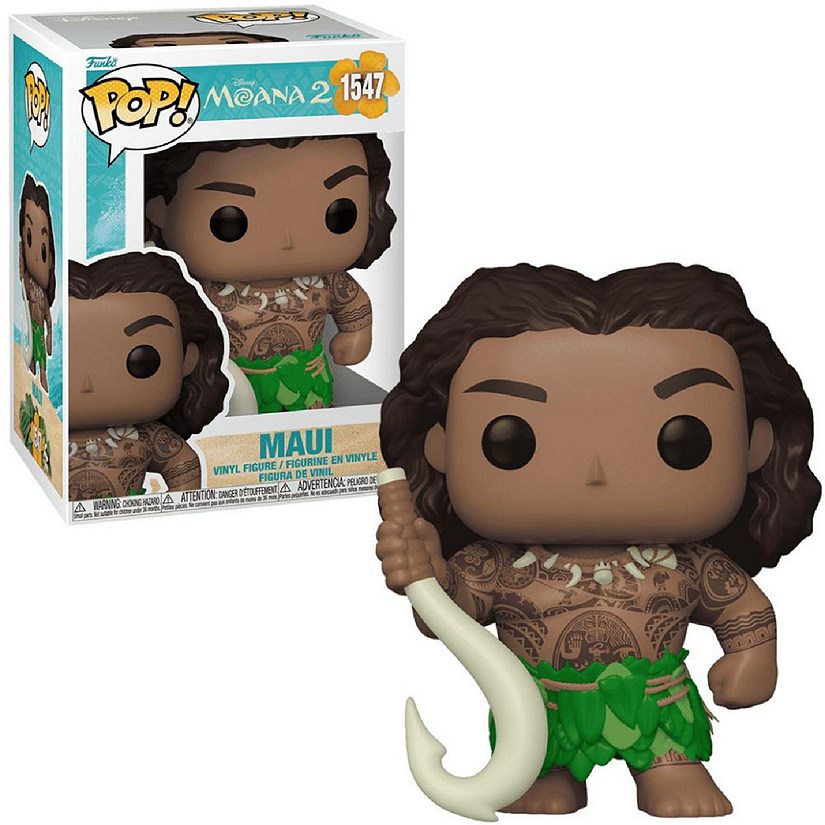 Funko Pop! Moana 2: Maui with Fish Hook #1547 Image
