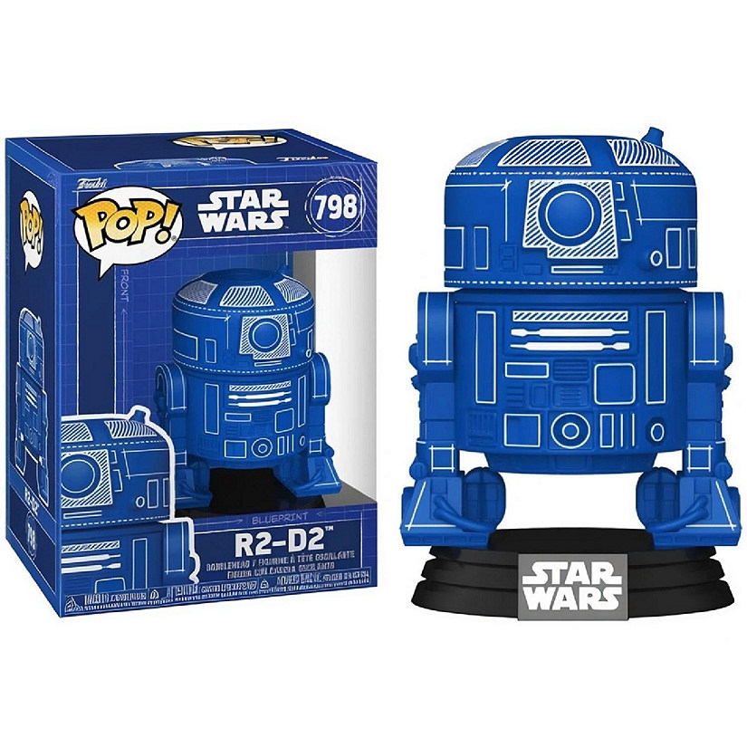 Funko Pop! Star Wars R2-D2 Blueprint #798 Image