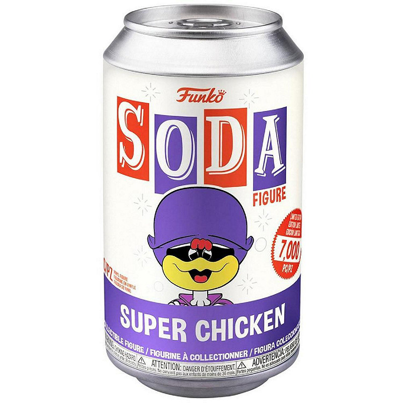 Funko Soda Super Chicken Limited Edition Retro Cartoon Vinyl Figure Collectible Image