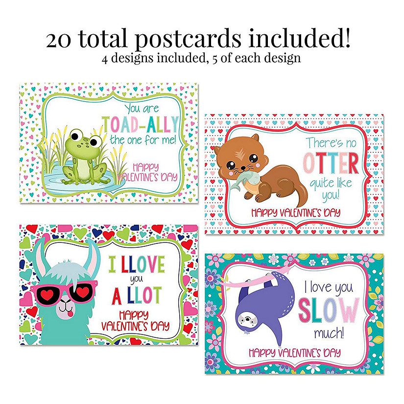 Funny Animal Postcards 20pc. by AmandaCreation Image