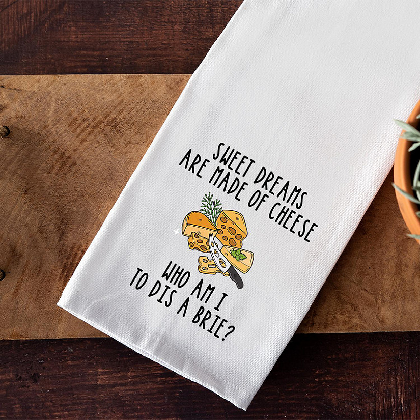 Funny Cheese Kitchen Towel, 1 Pack Image