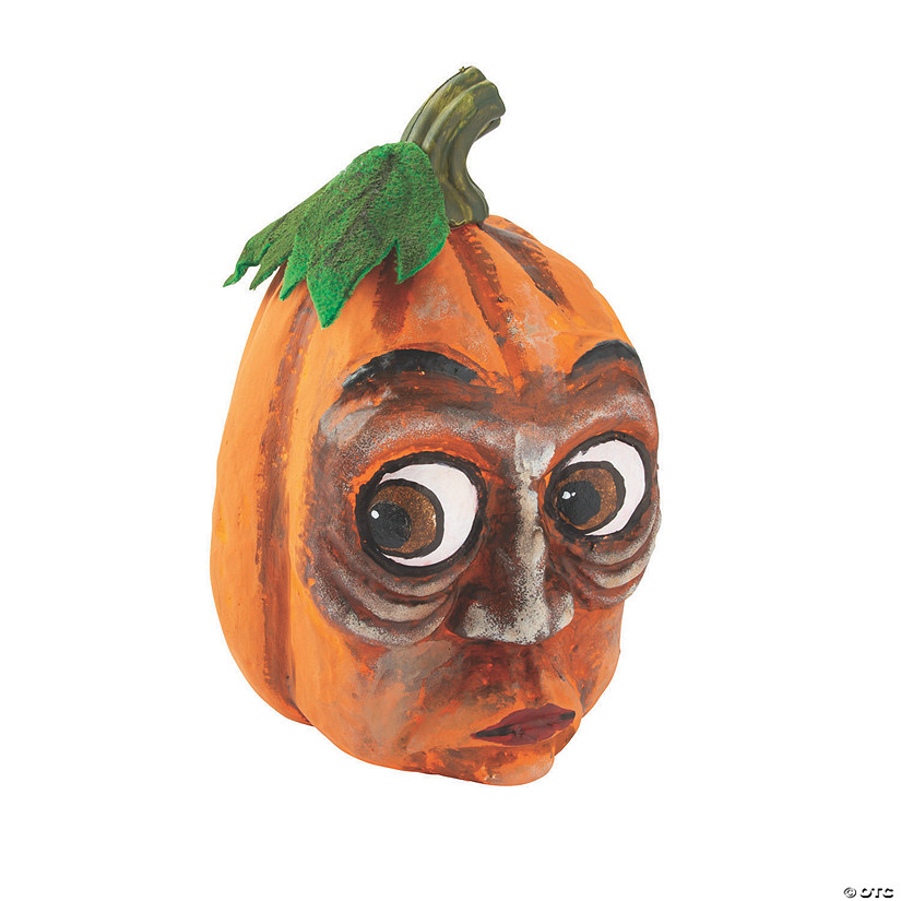 Funny Face Pumpkin Halloween Decoration Image