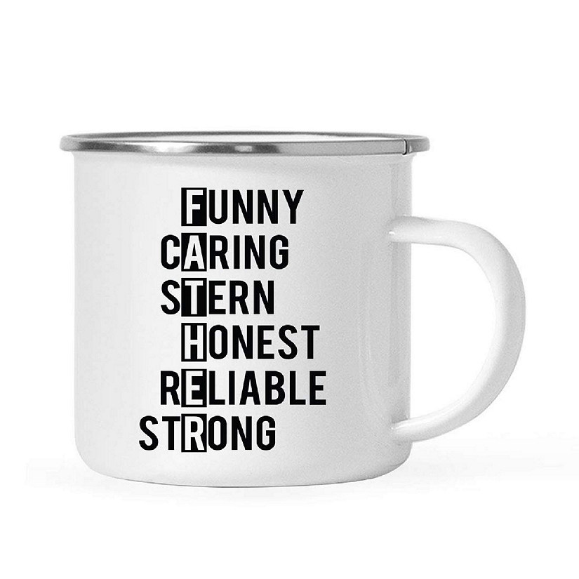 Funny Strong Dad Traits 11oz Mug Image
