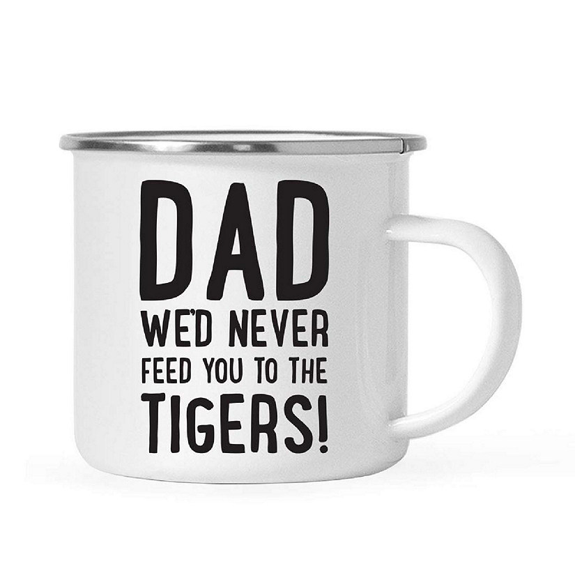 Funny Tiger 11oz Mug, Never Feed Dad Image