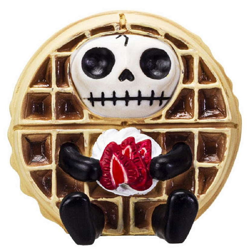 Furrybones Puffle Skeleton in Waffle Costume Figurine Image