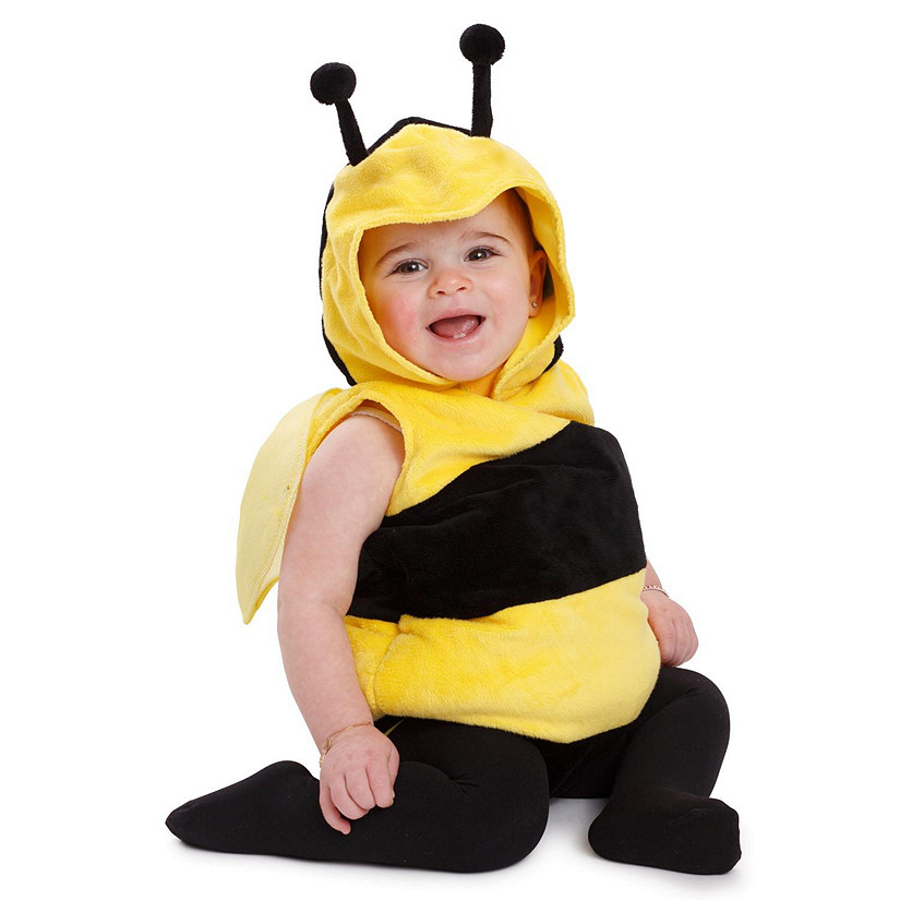 Fuzzy Baby Bee Costume - 0-6 Months Image