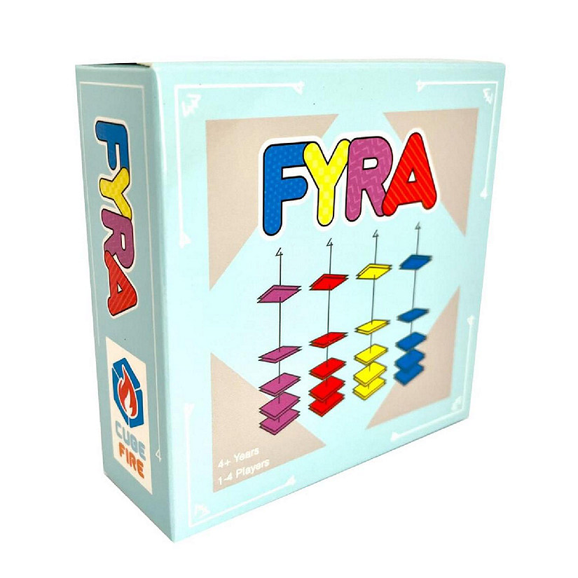 Fyra Matching & Stacking Card Game 14 Players Oriental Trading