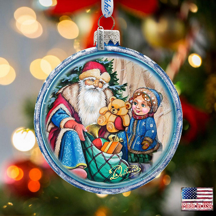 Designocracy Old World Christmas Snowman Ornament Set of 2 - Multi