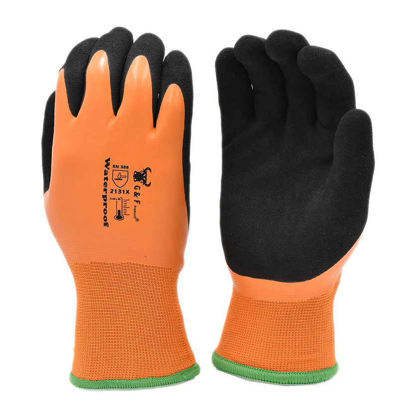 G & F Products 1628 Waterproof Winter Work Gloves Image