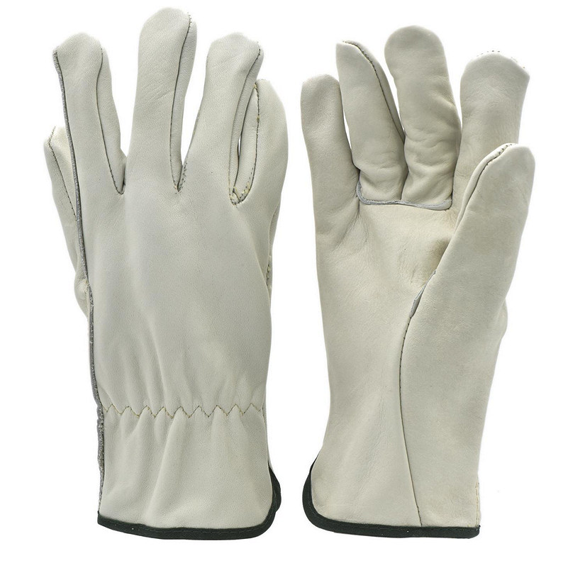 G & F Products Grain Cowhide Leather Work Gloves Oriental Trading