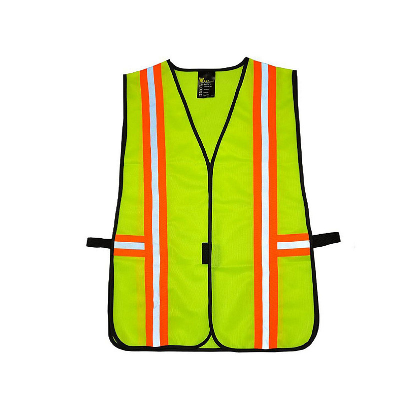 G & F Products Industrial Safety Vest with Reflective Stripes Image
