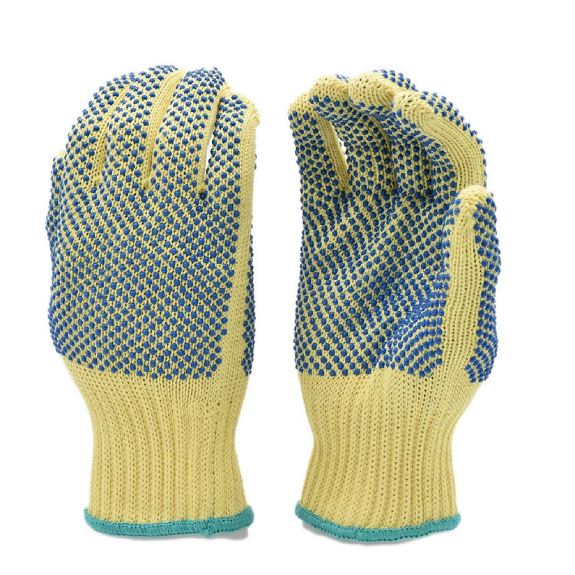 G & F Products Pvc Dotted Knit Cut Resistant Work Gloves