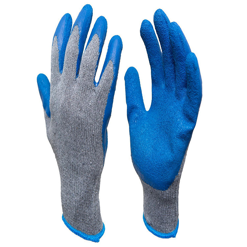 G & F Products Rubber Latex Coated Work Gloves, 12 Pairs Image